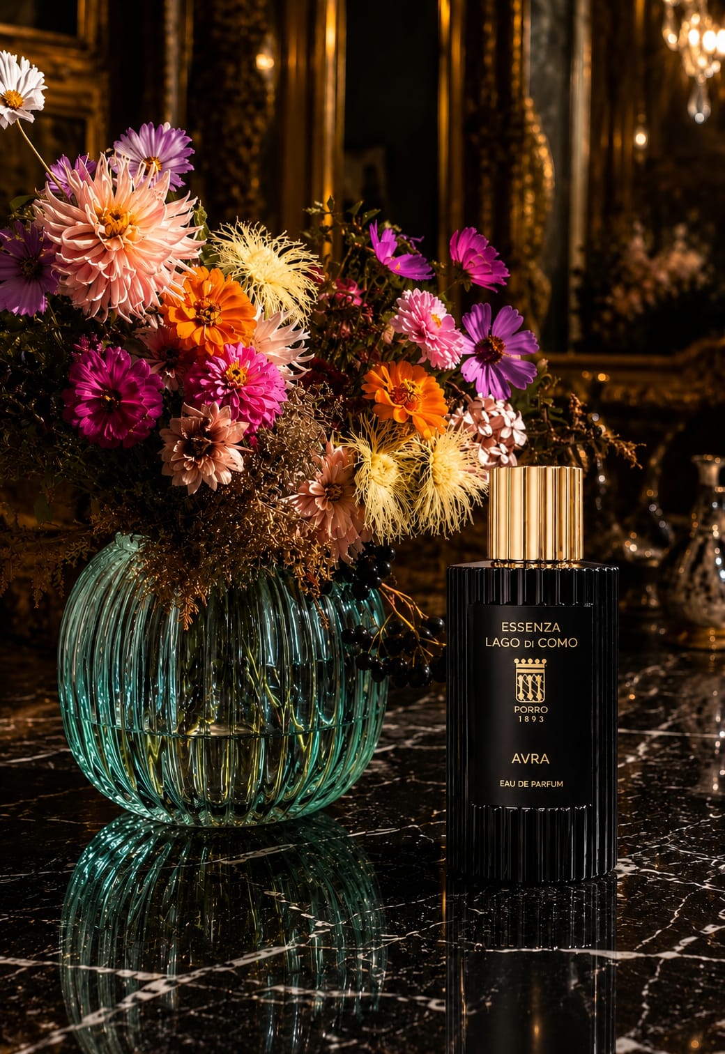 profumo Lusso AVRA - Essenza Lago di Como. Made in Italy. Porro 1893