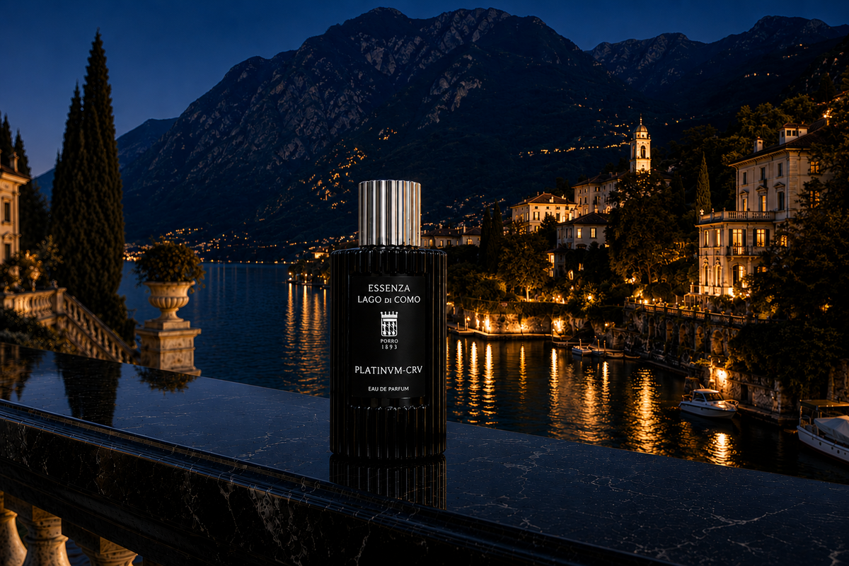 Profumo artistico PLATINVM-CRV Essenza Lago di Como, affacciato sul lago