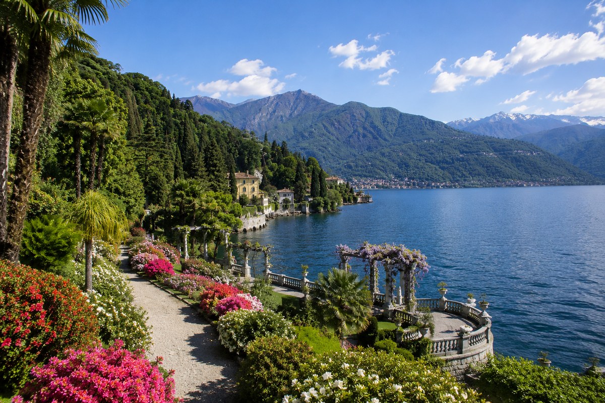Giardino Botanico sul lago di Como 
