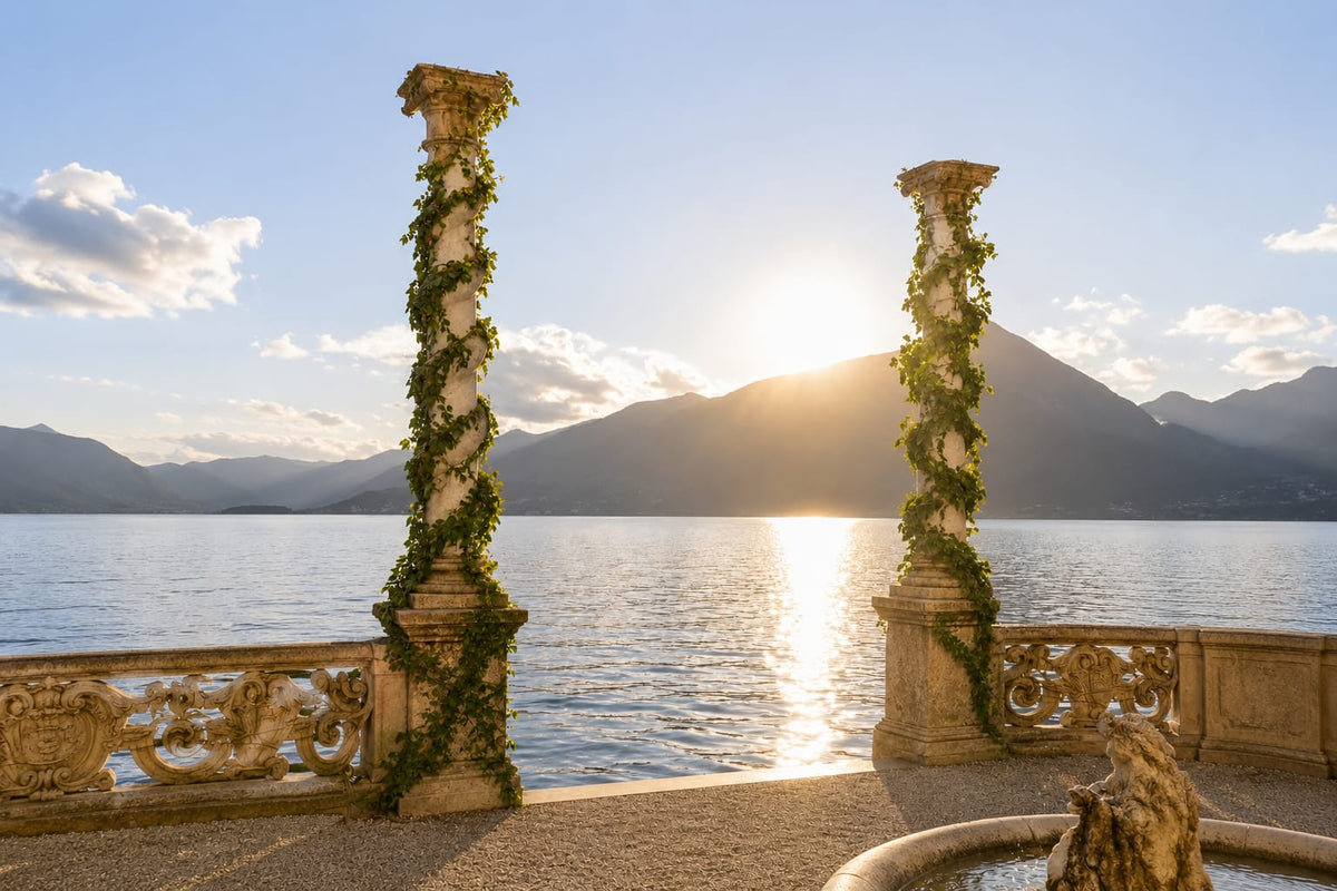 Lago di Como al mattino come ispirazione per scegliere una fragranza personale