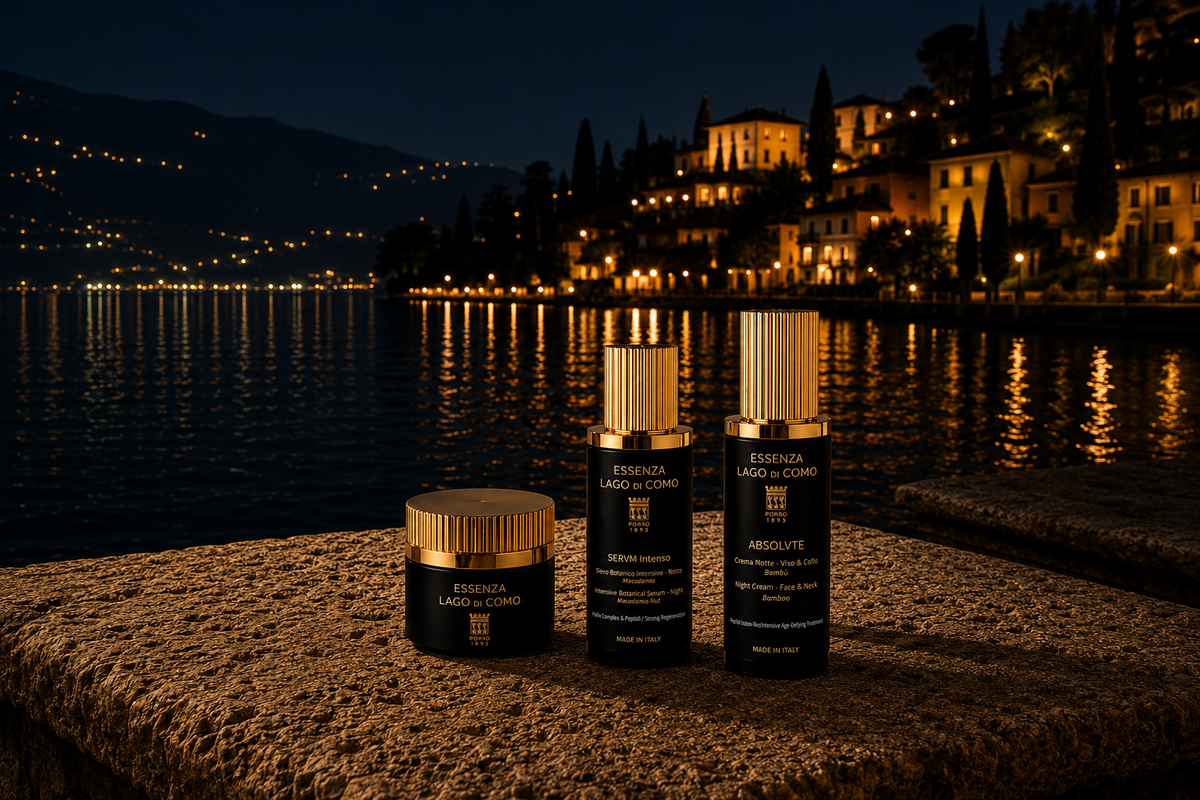 Le creme dei rituali di Essenza Lago di Como