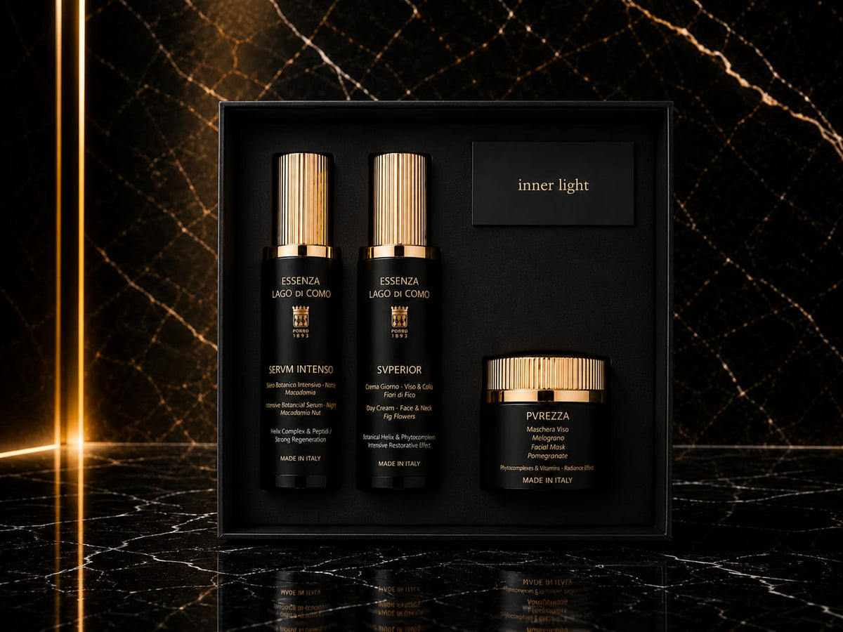 Cofanetto lusso inner light - Essenza lago di Como - Bellezza e benessere emotivo