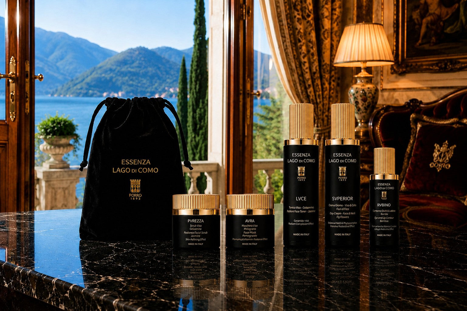 Rituale del Week End — rituale skincare luxury · Essenza Lago di Como - Made in Italy - Porro1893